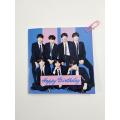 BTS theme Birthday Greeting Card - (10 x 10) cm. 