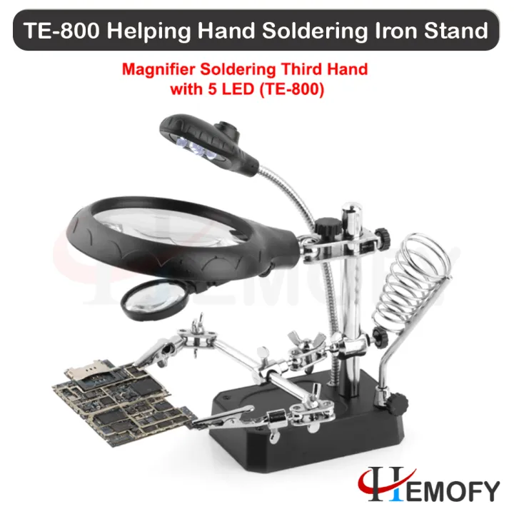 TE-800%20Helping%20Hand%20Soldering%20Stand%20with%205X%E2%80%938X%20Magnifier%20&%205-LED%20Repairing%20Workbench%20Light%20Tool%20%20Hemofy%20-%20Image%203