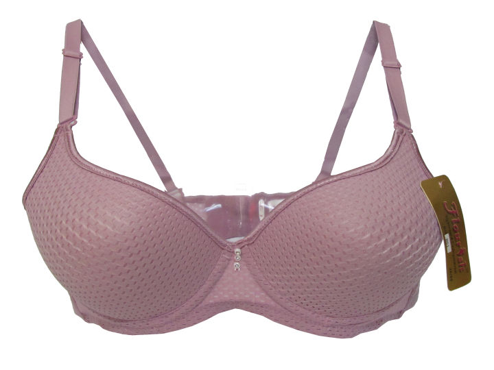 Flourish Fancy Push up Padded Lilac Light Purple Bra 801