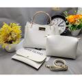Bags for girls - Premium 3 Pieces bags for girls - Ladies Handbags - Purse for girls - Collège and University Hand carry Bags in all Colors - Purse for Women -. 