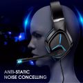 Nulliplex L1 Gaming Headset  Gaming Headphone with Stereo Surround Sound and 50mm Drivers, Gaming Headset with Noise Canceling Mic and Sound Isolating Ear Cushions, Wired 3.5mm X2 + USB for  PC, Mac, PS4, PS5, Xbox One, Switch and mobile phones with 3.5mm. 