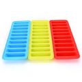 Pack of 1 Water Bottle Ice Cube Trays Pop-Out Silicone Make 10 Frozen Cylinder Sticks. 