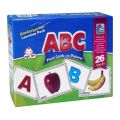 Kindergarten Learning Pack ABC 26 Large  flash cards with pictures Full Size Flash cards. 