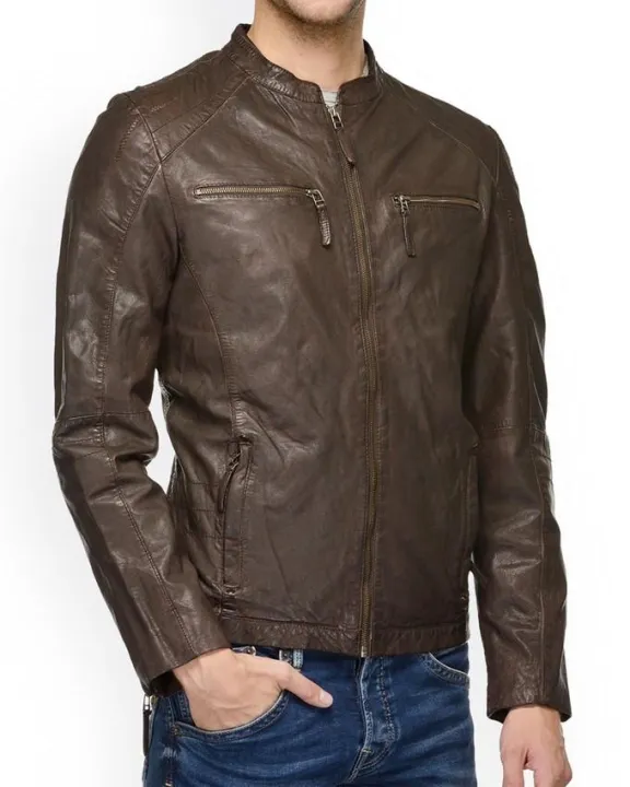 Brown-Faux%20Leather%20Treakwood%20Jacket-For%20Men%20-%20Image%204