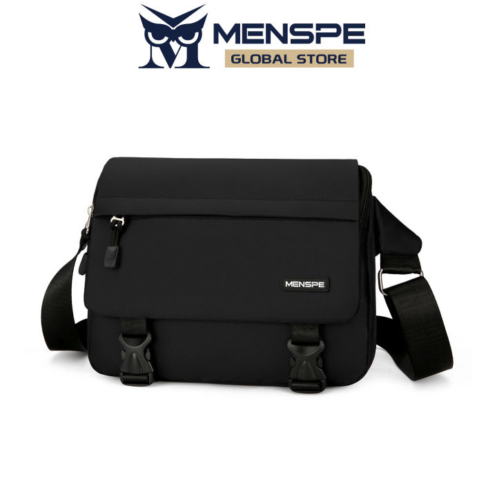 MENSPE Men Fashion Shoulder Bags Sling Chest Bag Cross Body Bags Messenger Bag Waterproof Cross Body Bag Large Capacity Sling Bags Simple Casual Sport Street Bag Student Teenager Bag