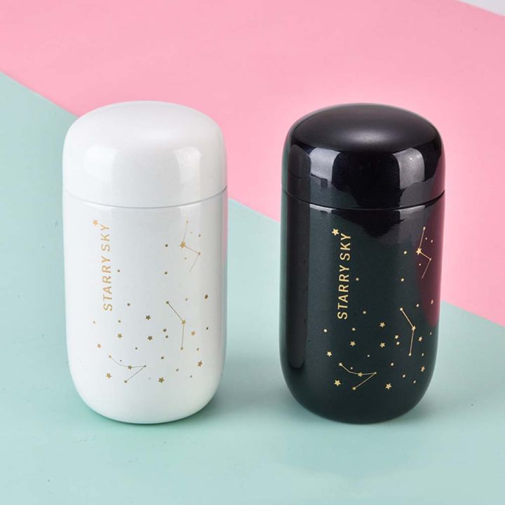 200ML Mini Coffee thermos Traval Starry Sky Leakproof Thermos Cup