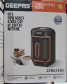 1xOriginal Geepas Turkish Coffee Maker, 4 Cups Capacity, GCM41515, Sound Alarm System , Auto-Shut Off 400 Watts  ( 2 Years Warranty ). 