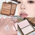 Rich Bear Gilt Mile Colour Two-Tone Highlighter Pink Blush Palette Natural Three-Dimensional Modification Brightens Nose Shadow Contouring Women. 