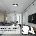 3-Color in 1 Surface Mounted LED Ceiling Light Downlight 5W 10W 15W 25W 220V High Power Modern Home Lighting LED Down Light Round Led Panel Spot Lamp for Bathroom Bedroom Kitchen Living Room. 