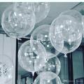 10pcs Pack - Clear Balloons Transparent Balloons Helium Balloons Clear Latex Balloons Party Decorations Supplies. 