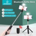 Doomhot Bluetooth Selfie Stick with Fill Light Mobile Phone Tripods Phone Tripods Universal Travel Tripods Cell Phone Stands Multifunctional Tripod With Remote Control Stretchable Holder Desktop Stand. 