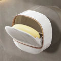 Luxury Soap Holder with Drain Tray, Soap Box Light Luxury Multi-Functional, Keep Soap Bars Dry, Adhesive Soap Case Box Wall Mounted for Shower.. 