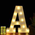 Light Up Letters,Alphabet LED Letter Lights Warm White Night Light Letters for Home Party Bar Wedding Festival Decorative (1 Piece) A TO Z  ALPHABET IS  AVAILABLE. 