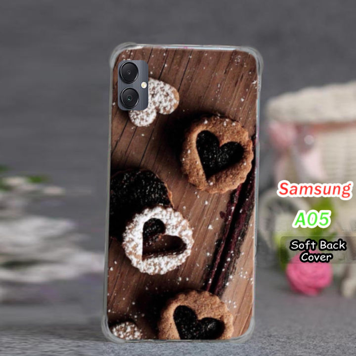 Samsung Galaxy A05 Pouch Cover - Chocolate Soft Back Cover Case For Samsung Galaxy A05
