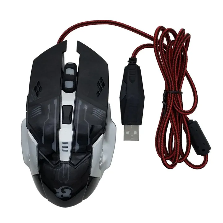 Speed%20Fighter%203200Dpi%20High%20Quality%20Gaming%20Mouse%207%20Led%20Optical%206%20D%20Button%20Steel%20Surface%20-%20Image%207
