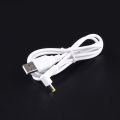 【NEW】 DC Power Plug USB Convert To 4.0*1.7Mm/DC 4.0X1.7 White Black L Shape Right Angle Jack With Cord Connector Cable. 