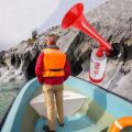 Handheld Air Horn, Aluminum+ABS Portable Handheld Air Pump Horn, Loud Noise Maker Safety Horn for Sporting Events. 