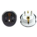 Mobile Shoe Universal Travel Adapter | 3 Pin to 2 Pin EU Plug Converter | US/UK/AU to Europe | Multi-Purpose Compact Socket Adapter. 