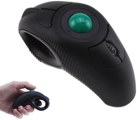 Wireless Mouse - Digital 2\.4GHz Wireless Trackball Mouse Finger Using Track Ball Mouse Handheld Optical Mice For Android TV PC