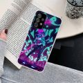 Cool Akali KDA Phone Case For Samsung Galaxy S10 S21 S22 Plus Ultra A91 A51 A21S A12 Transparent Phone Cover. 