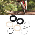 Mountain Bike Fork Oil Seal, Standard Size Fork Oil Seal Set Stable Structure for 36mm Inner Tube. 