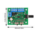DC8V-24V Brushless DC Motor Driver Controller Board PWM Fan Motor Speed Governor. 