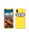 Apple Iphone X Custom Design Minion Eyes Mobile Skin. 