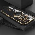 COROGI for Samsung Galaxy J5 Pro 2017 Back Cover with Lanyard + Astronaut Hidden Stand Luxury 6D Plating Shiny Cartoon Cases Soft Silicone Bracket Phone Case. 