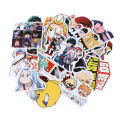 50pcs New Anime My Hero academia Stickers Decals Motor Skateboard Laptop. 