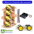 4 wheel (acrylic) Smart Robot Car Chassis 4 Wheel Kit with accessories For Diy Arduino and Raspberry pi Projects Sold by Electrica. 