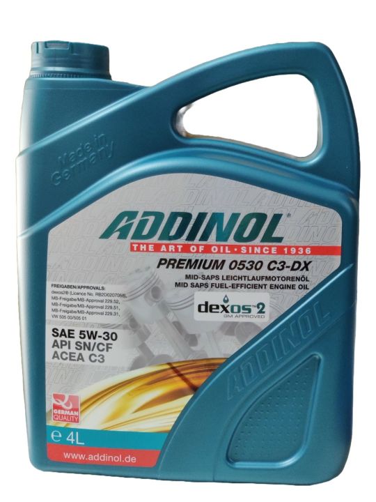 Addinol PREMIUM 05W-30 C3-DX - 4 Liter Engine Oil for car