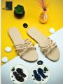 Elegant Knotted Casual Sandals for Women Comfortable Footwear for College, University & Daily Wear. 