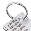 2 Pack Steel Welding Gauge Welding Gauge Inspection Tool Wire Sizes Thickness Gauge. 