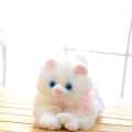 Persian Cat Stuffed Toy Meow Sound Animal Soft Cat Plush Toy Cat Cat Stuff Toy White Color  Cactus Cat Plush Stuff Toy Birthday Gift 3 Sizes Available 43 cm. 