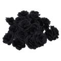 60 Pcs Black Rose Artificial Silk Flower Party Wedding House Office Garden Decor DIY. 