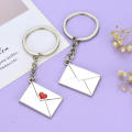2pcs Couple Key Chain Ring Set-I LOVE YOU with Red Heart Keychains Set for Boyfriend Girlfriend and Best Friends,Valentine's Day Birthday Gifts Graduation Gifts-Love Heart Key Locks Lover Gift. 