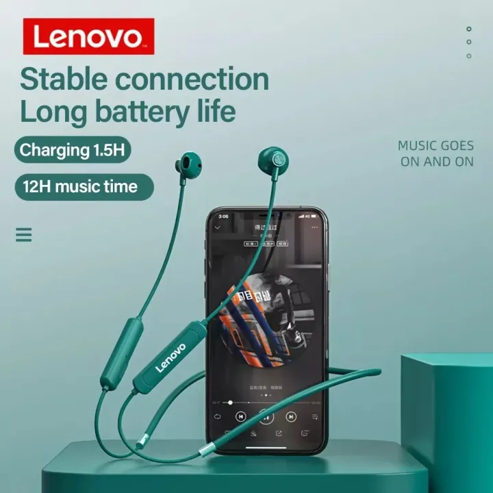 Lenovo%20SH1%20Wireless%20Headphones%20Bluetooth%20Earphones%20Sport%20Magnetic%20Neckband%20Headset%20With%20Microphone%20Earpods%20-%20Image%203