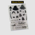 Silicon Clear Stamp for DIY Scrapbooking Craft Supplies. 