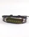 Trendy Alloy And Pu Leather  Bracelet For Men. 