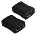 2 PCs PACK HDMI Adapter Female to Female HDMI Connector Coupler Extender Converter. 