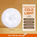 【NEW】 Intelligent Human Body Induction Bedside Small Night Lamp USB Charging Emergency Automatic ABS Auto Wardrobe LED Light. 