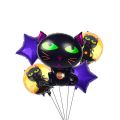 5pcs Halloween Balloons Pumpkin Ghost Bat Foil Balloon 18inch Star Round Helium Globos Halloween Birthday Party Decortion Ball. 