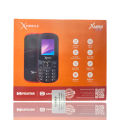XMobile X Mini 101 Lite - Without Camera - Dual sim - 1.8 Inch - 1000mAh Battery - Auto call recording - Voice Feed - PTA Approved - 1 Year brand warranty. 