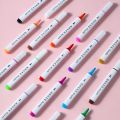 Acrylic Marker Set - 12/24/36/48 Colors Non-Toxic Art Pens for Graffiti, DIY Crafts & School Projects - Versatile Markers for Fabric, Glass, Paper, and More. 