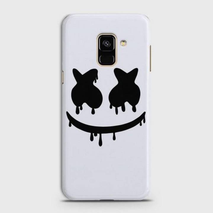Samsung A6 (2018) Cover - SkinLee HQ Hard Case - Marshmello Face - SKINLEE-592-1-330-172