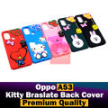 Oppo A53 Back Cover Hello Kitty Mickey Mouse Braslate Chain Soft Girls Case Cover For Oppo A53. 
