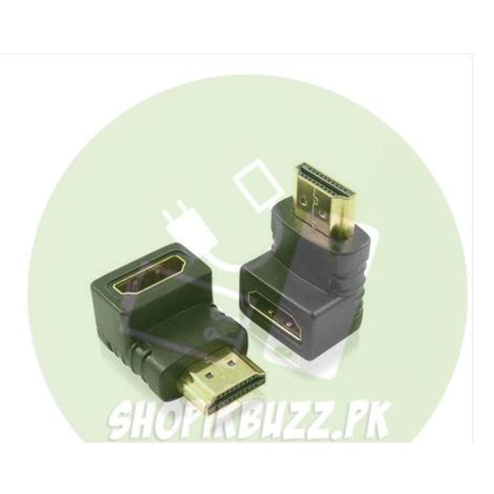 HDMI adapter 90 degree right angle L type bottom HDMI Male to Female Converter Adapter HDMI M/F L Shaped Right Angle 90 Degree Elbow Video Adapter Connector| Shopikbuzz