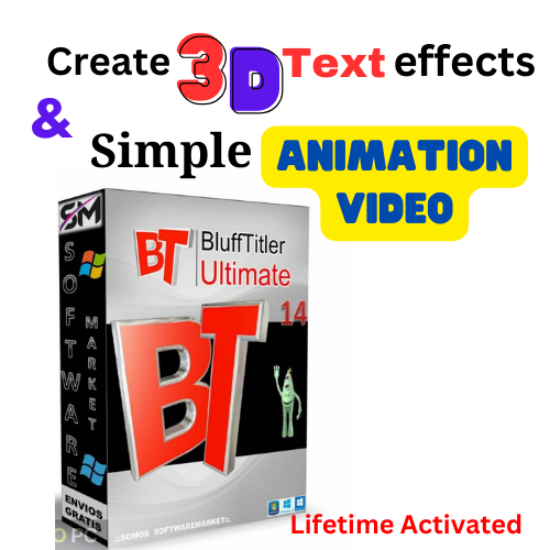 BluffTitler: Creates 3D titles and graphics for your videos .(Lifetime Activated)
