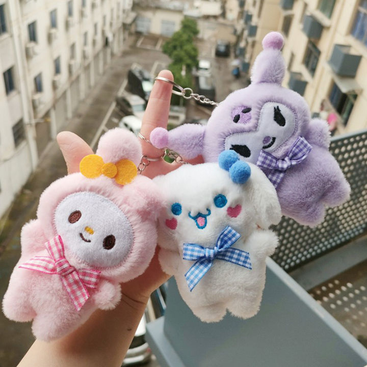 Kawaii Plush Doll Toy Cute Cartoon Hello Kitty Kuromi My Melody