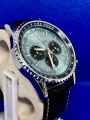Breitling 1884 Design Best Watch Black Straps Unique Design Best Color Powder Blue. 